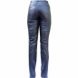 Preview: Black week bootcut womens genuine leather pants black WPA 001