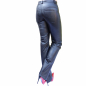 Preview: Black week bootcut womens genuine leather pants black WPA 001