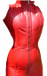 Preview: dress calf-length women wear corset genuine leather harness dress steel bones long red WLI 2279 red