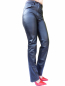 Preview: Black week bootcut womens genuine leather pants black WPA 001